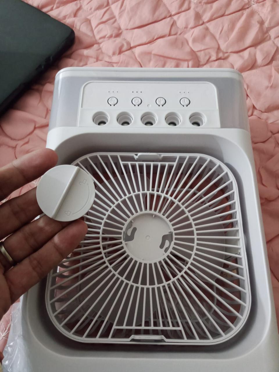 10" Mist Humidifier Desktop Fan with Perfume Slot | Homnix PK