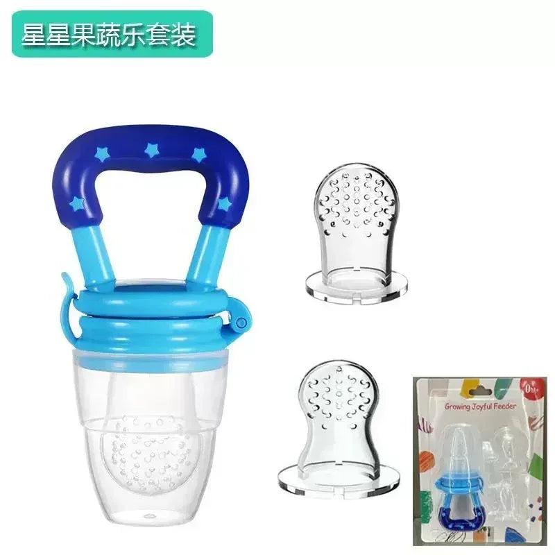 Baby Fruit Pacifier & Teether - Soft Silicone Infant Food Feeder for Soothing & Nutrition - Homnix.pk