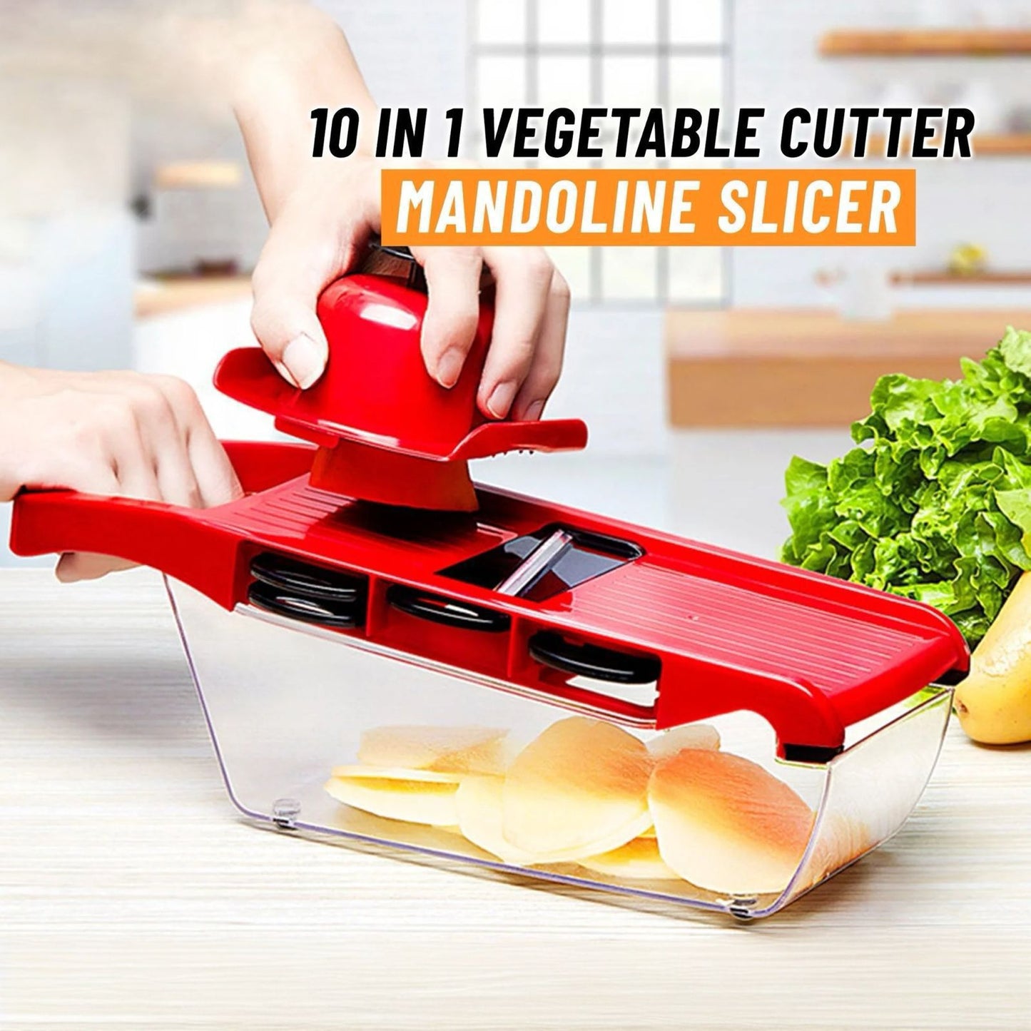 10-in-1 Mandoline Vegetable Slicer & Manual Food Cutter | Homnix PK