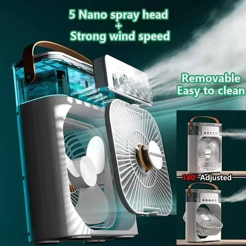 10" Mist Humidifier Desktop Fan with Perfume Slot | Homnix PK