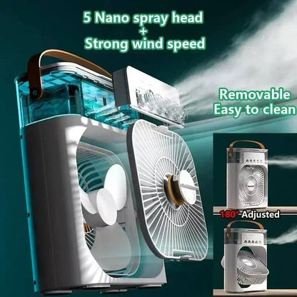10" Mist Humidifier Desktop Fan with Perfume Slot | Homnix PK