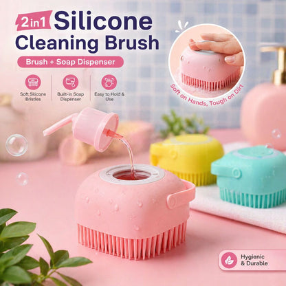 Silicone Bath Brush - Deep Cleaning Body Scrubber  Homnix PK