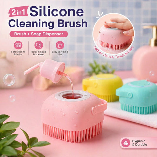 Silicone Bath Brush - Deep Cleaning Body Scrubber  Homnix PK