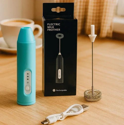 Rechargeable Handheld Milk Frother & Coffee Mixer - Portable Electric Foam Maker with USB Charging - Homnix.pk