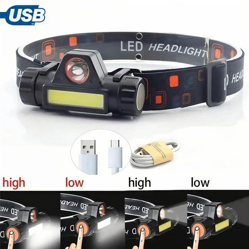 2-in-1 Magnetic LED Rechargeable Night Lamp - Multipurpose Motion Sensor Wall Light & Portable Emergency Torch - Homnix.pk