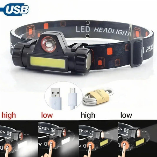 2-in-1 Magnetic LED Rechargeable Night Lamp - Multipurpose Motion Sensor Wall Light & Portable Emergency Torch - Homnix.pk