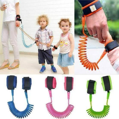 Child Anti-Lost Wrist Link - 1.5M Baby Safety Strap & Walking Harness with High-Quality Spring Cable (Box Packing) - Homnix.pk