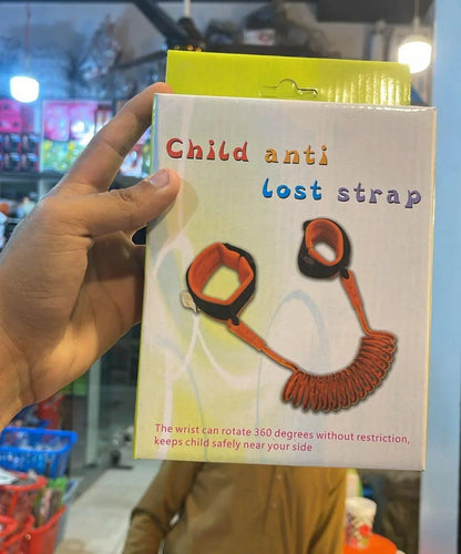 Child Anti-Lost Wrist Link - 1.5M Baby Safety Strap & Walking Harness with High-Quality Spring Cable (Box Packing) - Homnix.pk