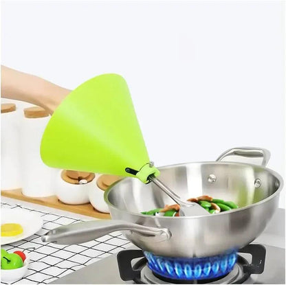 Imported Anti-Scald Kitchen Hand Shield - Finger Guard & Oil Splash Protector for Safe Cooking (Card Packing) - Homnix.pk