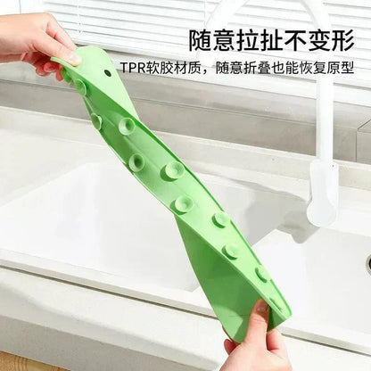 Silicone Sink Splash Guard - Large 14" Faucet Mat with Suction Cup (Water Drip Catcher for Kitchen & Bathroom) (Copy) - Homnix.pk