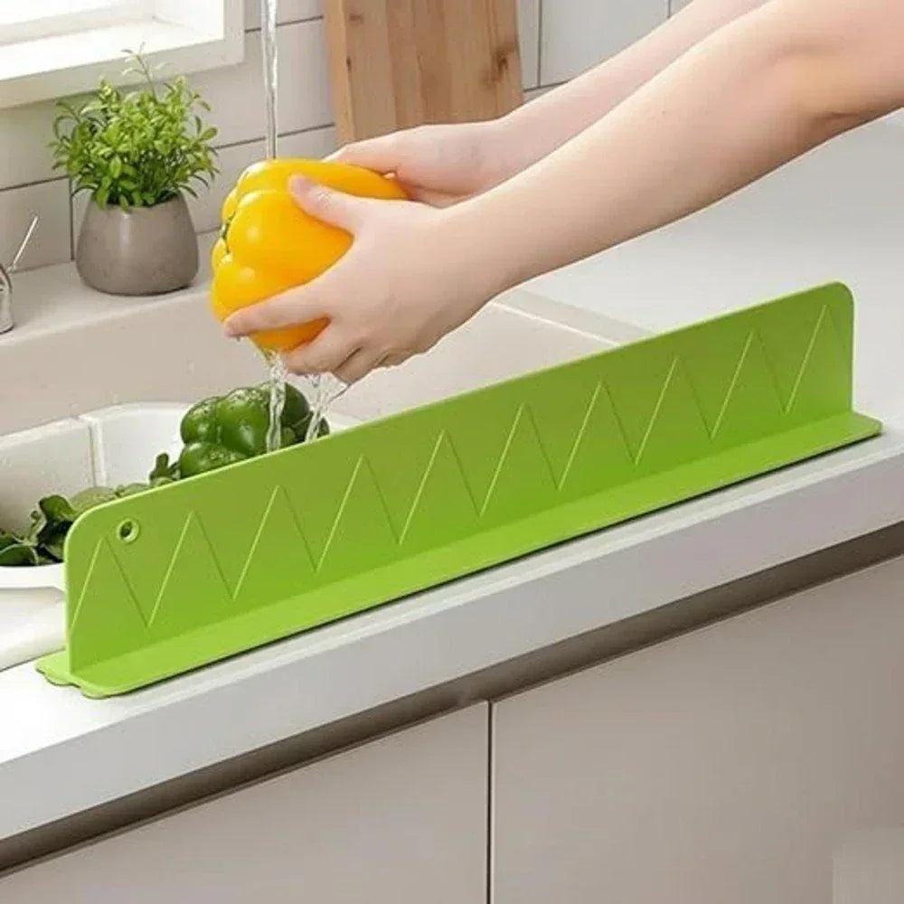Silicone Sink Splash Guard - Large 14" Faucet Mat with Suction Cup (Water Drip Catcher for Kitchen & Bathroom) (Copy) - Homnix.pk